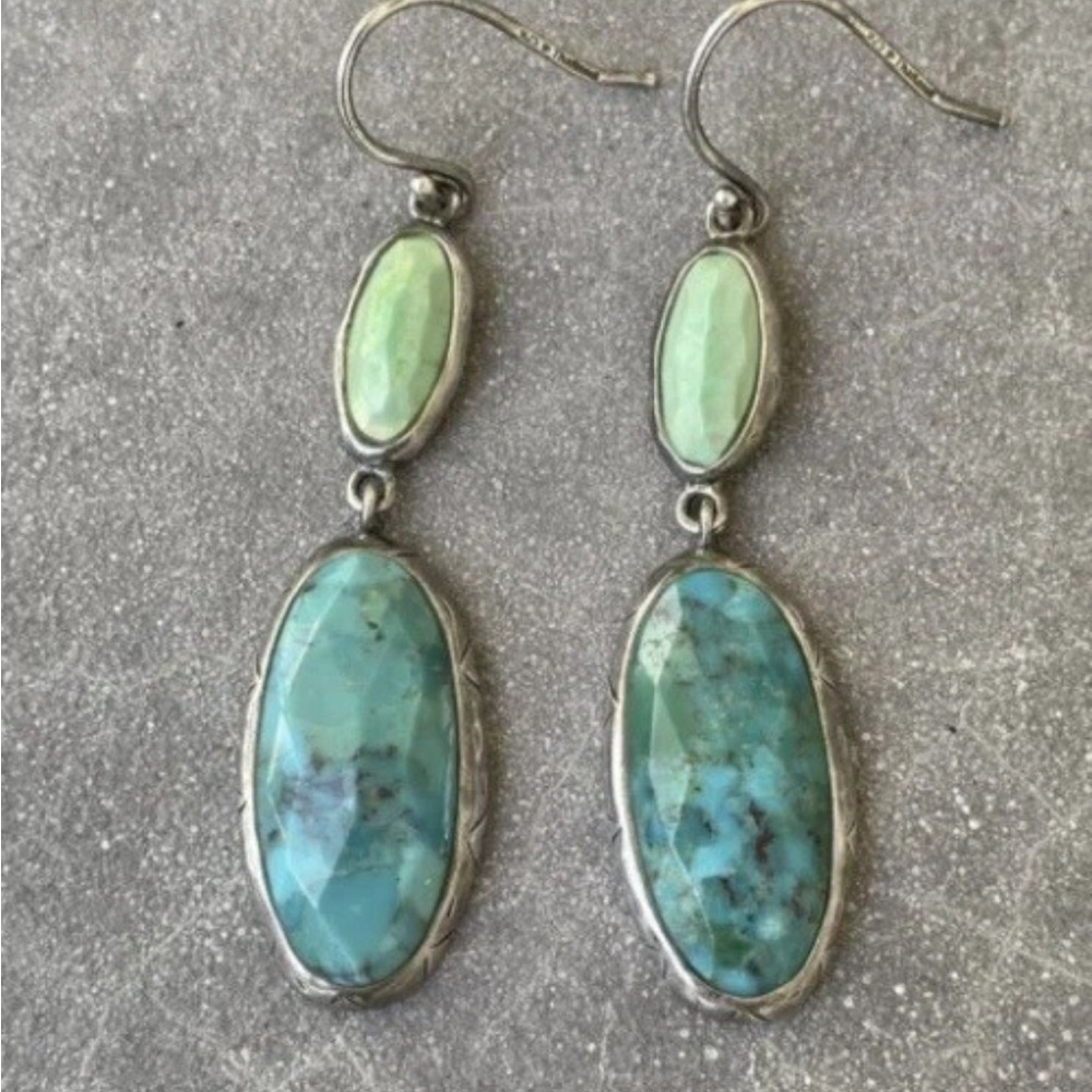 Silpada Turquoise and Silver Earrings